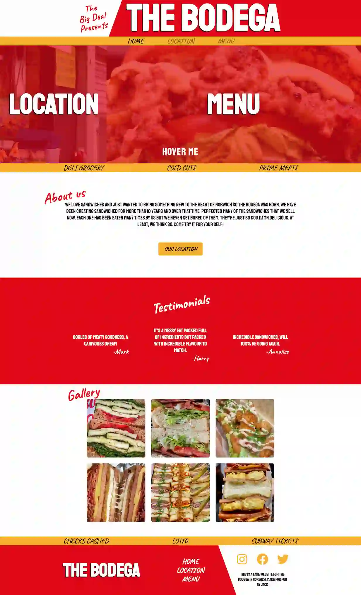 The Bodega webiste